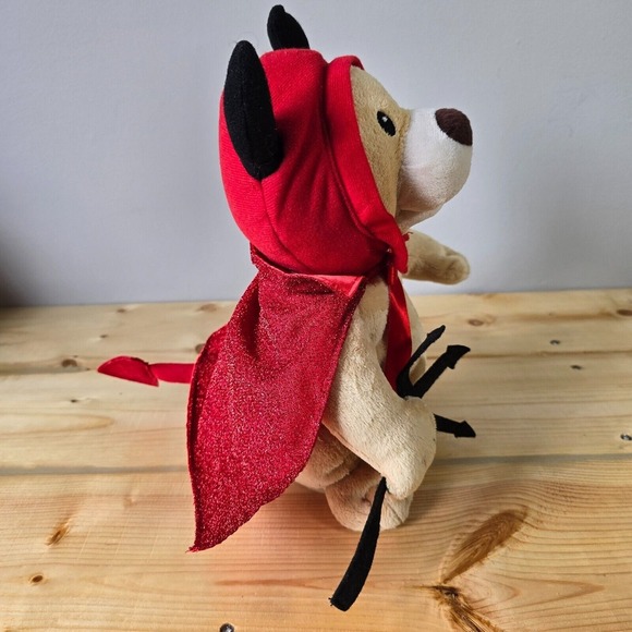 Halloween Devil Dog Electronic Plush Musical Stuffed‎ Animal Toy - Picture 3 of 9